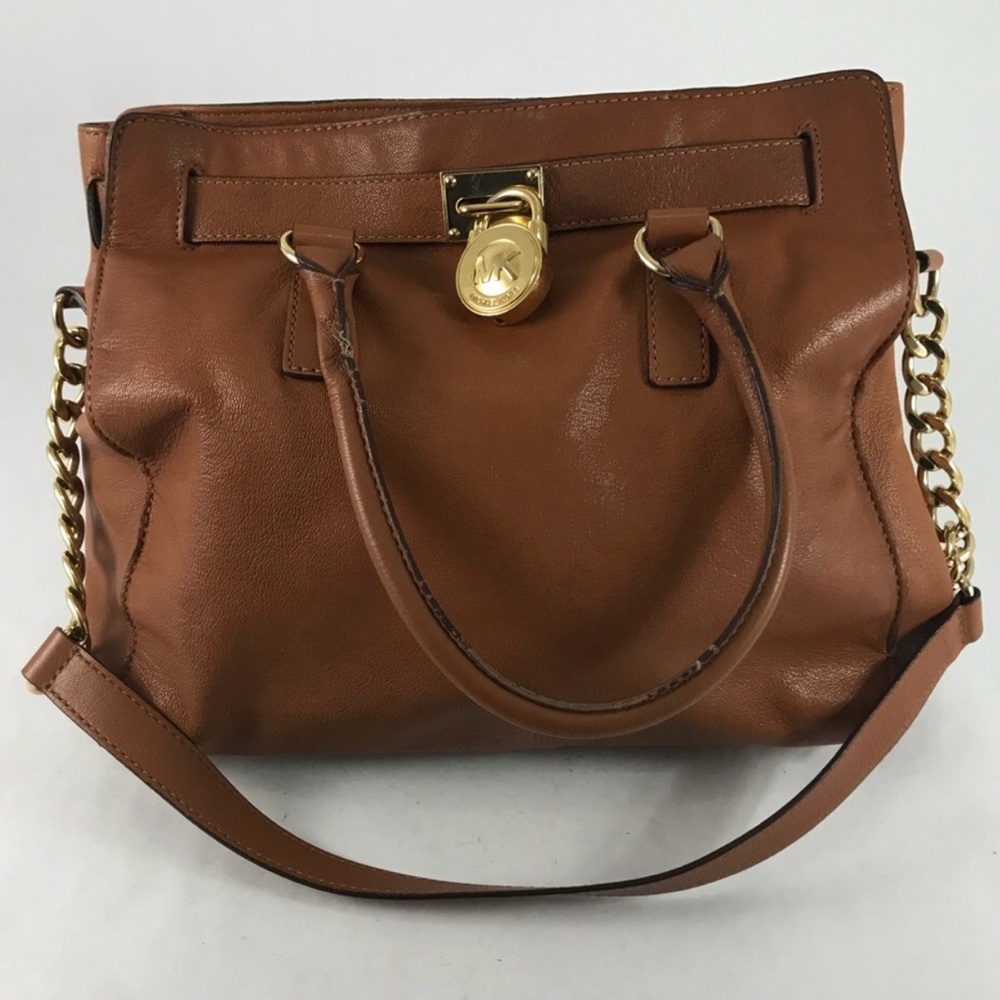Michael Kors Hamilton Tan Leather Bag